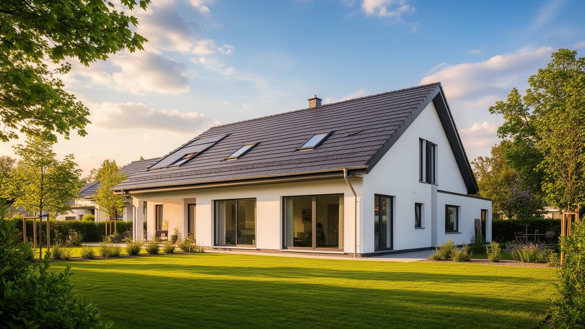 Modernes Wohnhaus – Baufinanzierung & Immobilienfinanzierung mit Baufi-solution